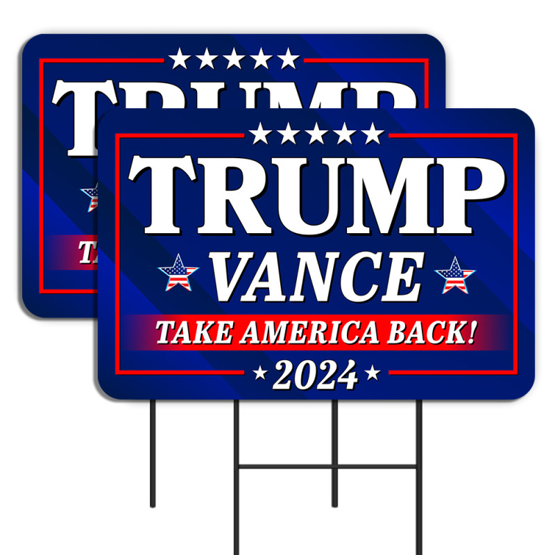 Trump Vance Yard Signs